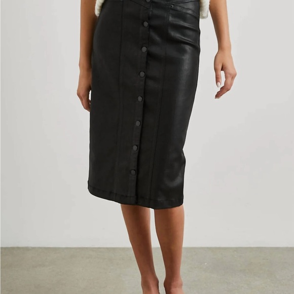 NWOT Rails Broadway Skirt - Coated Noir (size 27) - Picture 4 of 4